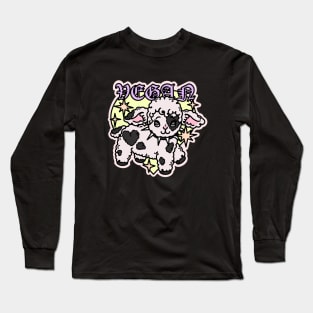 VEGAN cute lamb Long Sleeve T-Shirt